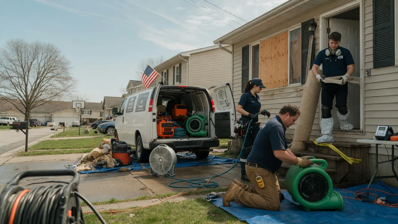 Water Damage Restoration in Brohman, MI near me
